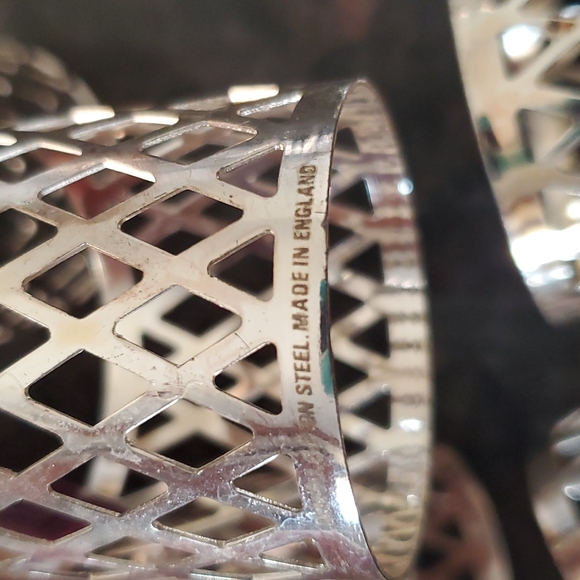 Silver napkin rings - Picture 3 of 4